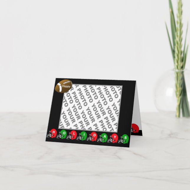 Lägg till bild Glad helg Card-fotboll (Framsida)