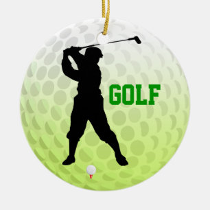 Lägg till bild Golfutslagsplats av prydnad Julgransprydnad Keramik