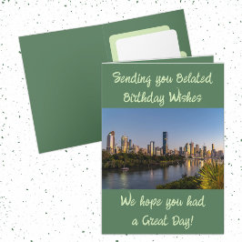 Lägg till bild grönt för önskemål på födelsedagen kort