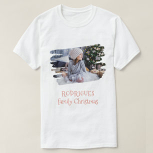 Lägg till bild juldesign i Namn T Shirt