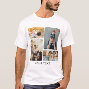 Lägg till bild kollage och anpassningsbar t shirt
