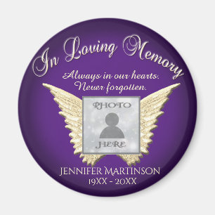 Lägg till bild magnet för anpassningsbar Memorial