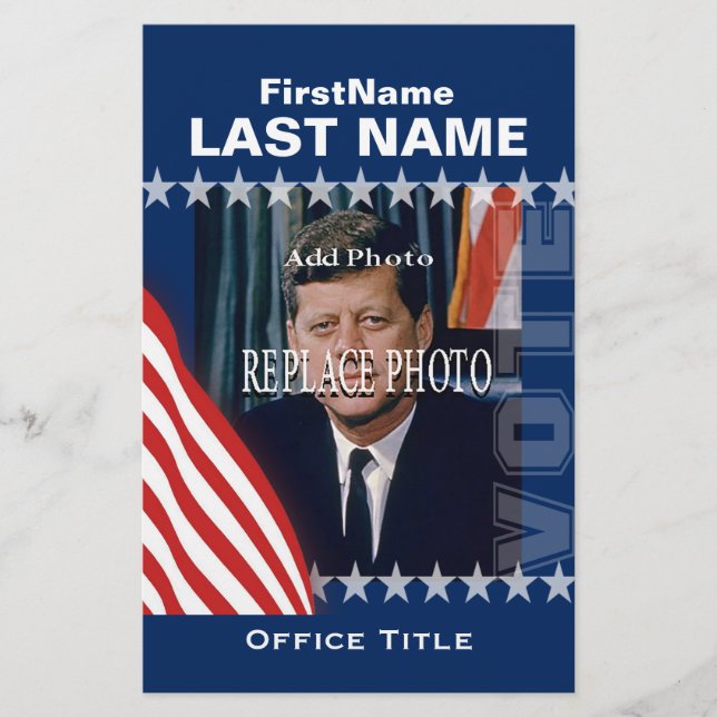 Lägg till bild | Mall för Anpassningsbar Kampanj Flygblad (Framsidan)