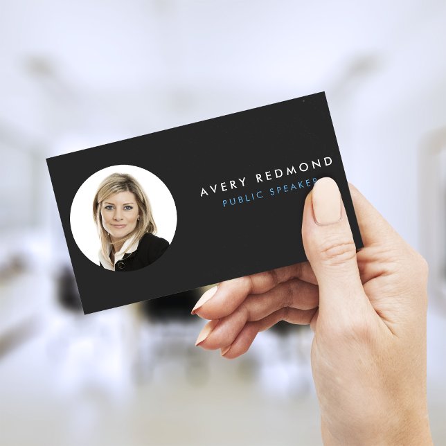 Lägg till bild mall Infoga för Professioneller sva Visitkort (Skapare uppladdad)