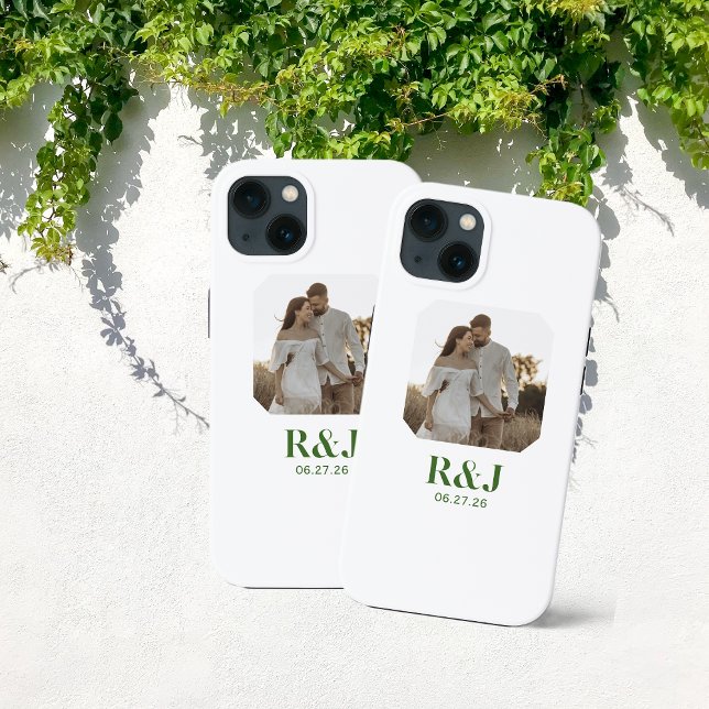 Lägg till bild Monogram Iphone case (Add Photo Monogram IPhone Case (multiple shown))