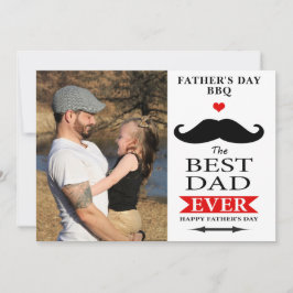 Lägg till bild Mustache Best Pappa någonsin Fars d Inbjudningar