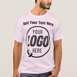 Lägg till Bild-Personlig--Logotypens fotopresentat T Shirt