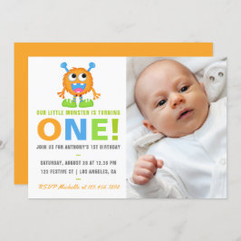 lägg till bild Pojke-partiets inbjudan på födelsed