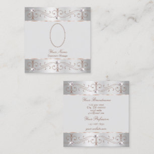 Lägg till bild prydnadsföremål för besläktade pryd fyrkantigt visitkort