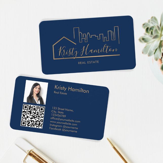 lägg till bild QR-kod för realgods professionell-s Visitkort (Skapare uppladdad)