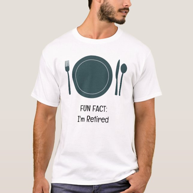 Lägg till bild Roligt Fact I är pensionerad Waitst T Shirt (Framsida)
