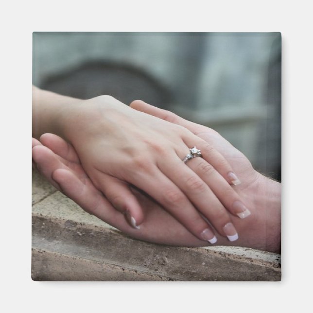 Lägg till bild Spara Förlovningen för datumFrieri Magnet (Framsidan)