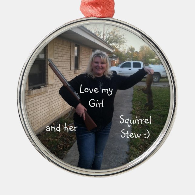 Lägg till bild Stew för julprydnadekorre Julgransprydnad Metall (Framsidan)