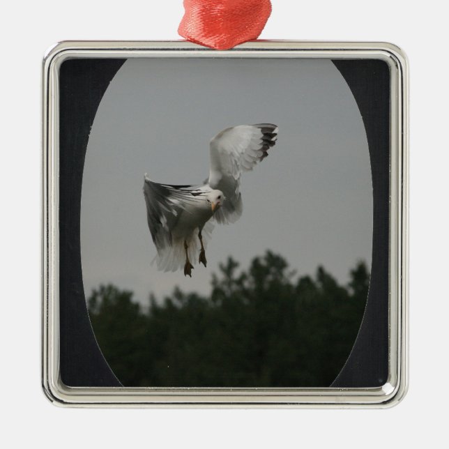 Lägg till bild stor oval Ram (svart) Julgransprydnad Metall (Framsidan)