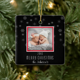 Lägg till bild till svart jul julgransprydnad keramik