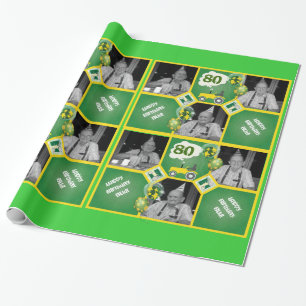 Lägg till bild till traktoren som slår in papper presentpapper