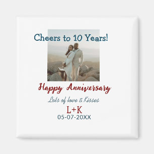 Lägg till bild uppgifter om Cheers till 10 års lyc Magnet