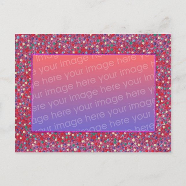 Lägg till bild vykort för färggranulat i Bollar (Framsida)