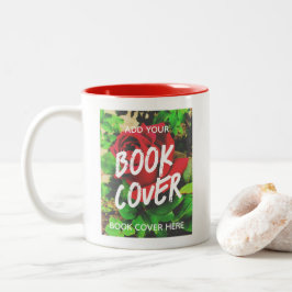 Lägg till Bok Cover Author Promotional Bok Launch  Två-Tonad Mugg