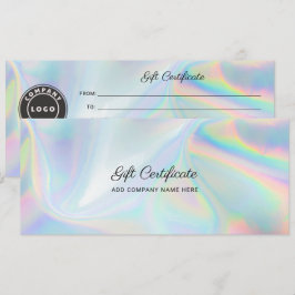 Lägg till certifikat för Holografisk DIY Gift-Logo