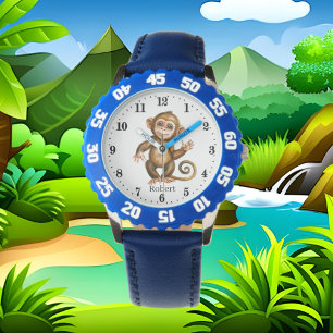 Lägg till coola med liten apa armbandsur