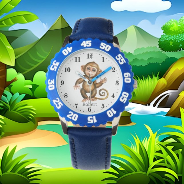Lägg till coola med liten apa armbandsur (Skapare uppladdad)
