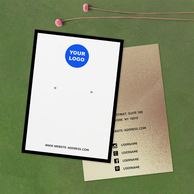 Lägg till den judiska Visningen Gräns i Logotyp Bl Visitkort (Skapare uppladdad)