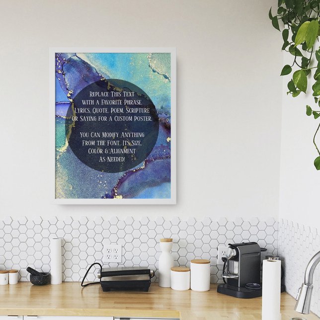 Lägg till din Anpassningsbar-Abstrakt, , alkohol,  Poster (Skapare uppladdad)