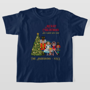 Lägg till din Ansikte Nutcracker-familj med fem ba T Shirt