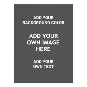Lägg till din bakgrundsfärg, din bild, din text fototryck
