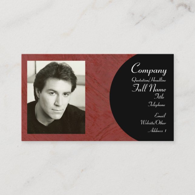 Lägg till din bild visitkort (Framsida)