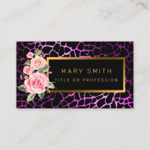 Lägg till din Blommigt i lyxmodern tiger