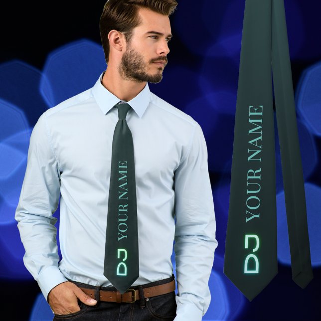 Lägg till din Dj namn-enhet för Neck Tie Slips (Skapare uppladdad)