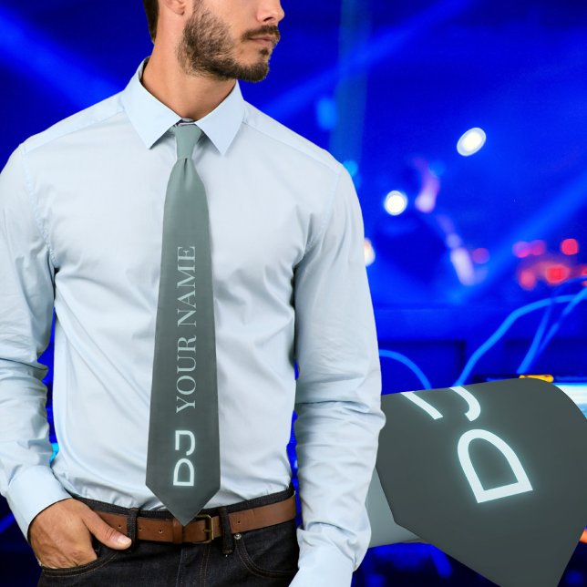 Lägg till din Dj namn-enhet för Neck Tie Slips (Skapare uppladdad)