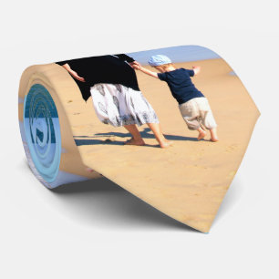 Lägg till din egen anpassade foto halsduk personli slips