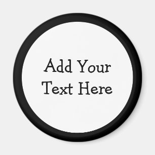 Lägg till din egen anpassade text till detta magnet