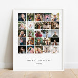 Lägg till din egen Anpassningsbar-familj 25 Photo  Poster<br><div class="desc">Den här designen är utskriven Lägg till din egen Anpassningsbar Family 25 Photo Collage Poster som kan anpassas med din text. Klicka på knappen "Anpassa" och använda verktyg som är utformat för att ändra mallen. Kolla in Graphic Art Design-arkivet för andra produkter som matchar den här designen!</div>