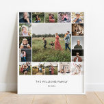 Lägg till din egen Anpassningsbar Family 17 Photo  Poster<br><div class="desc">Den här designen är utskriven Lägg till din egen Anpassningsbar-familj 17 Photo Collage Poster som kan anpassas med din text. Klicka på knappen "Anpassa" och använda verktyg som är utformat för att ändra mallen. Kolla in Graphic Art Design-arkivet för andra produkter som matchar den här designen!</div>
