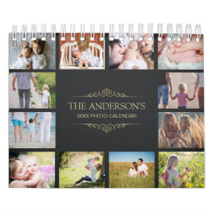 Lägg till din egen Anpassningsbar för foto 2-sidig Kalender