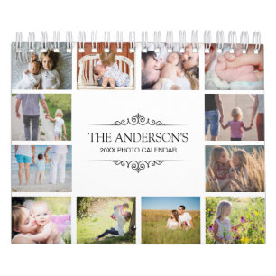 Lägg till din egen Anpassningsbar för foto 2-sidig Kalender