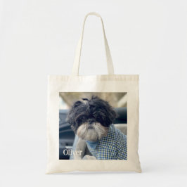 Lägg till din egen Anpassningsbar Foto Animal Hund Tygkasse