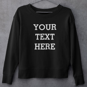 Lägg till din egen Anpassningsbar här svart och vi T Shirt