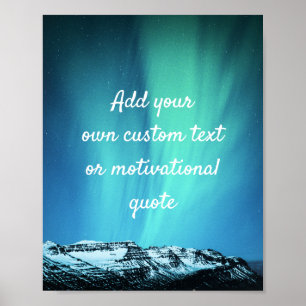 Lägg till din egen Anpassningsbar-offert Poster -