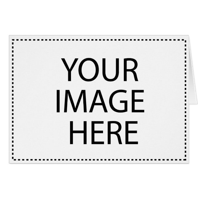 Lägg till din egen bild eller text hälsningskort (Framsidan Horizontal)