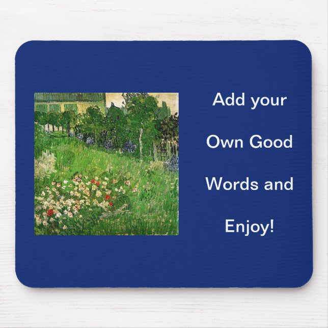 Lägg till din egen bild och ord musmatta (Framsidan)