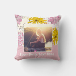 Lägg till din egen bild och text kudde