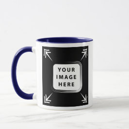 Lägg till din egen bildfotomall Skapa din egen Mugg