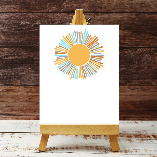Lägg till din egen Boho Sol här Komen Sol Poster (Skapare uppladdad)