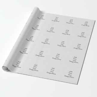 Lägg till din egen design/foto papper omslagspappe presentpapper