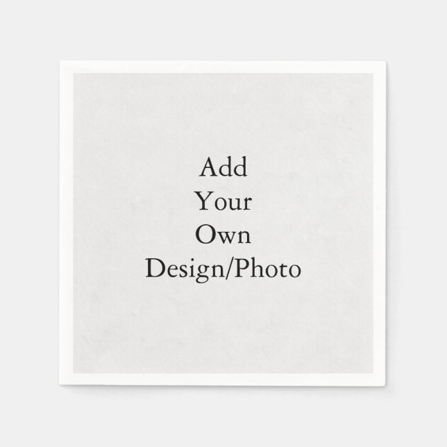 Lägg till din egen design/fotobordduk pappersservett (Framsidan)
